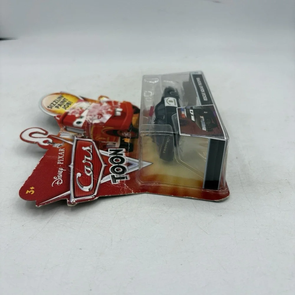 Disney Pixar Cars Toon Police Toy Car Rescue Squad Trooper 3‎ Mater